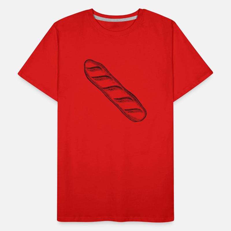 Conception de baguette T-shirt bio Premium Homme
