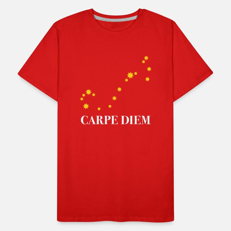 Carpe Diem use the day constellation Scorpio sky Men's Premium Organic T-Shirt