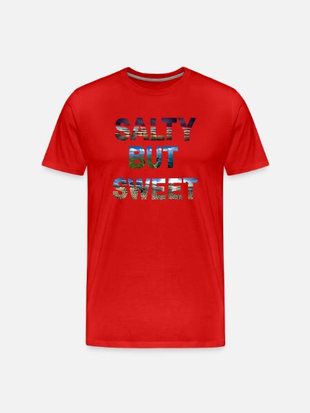 salty but sweet - Men's Premium Organic T-Shirt - red