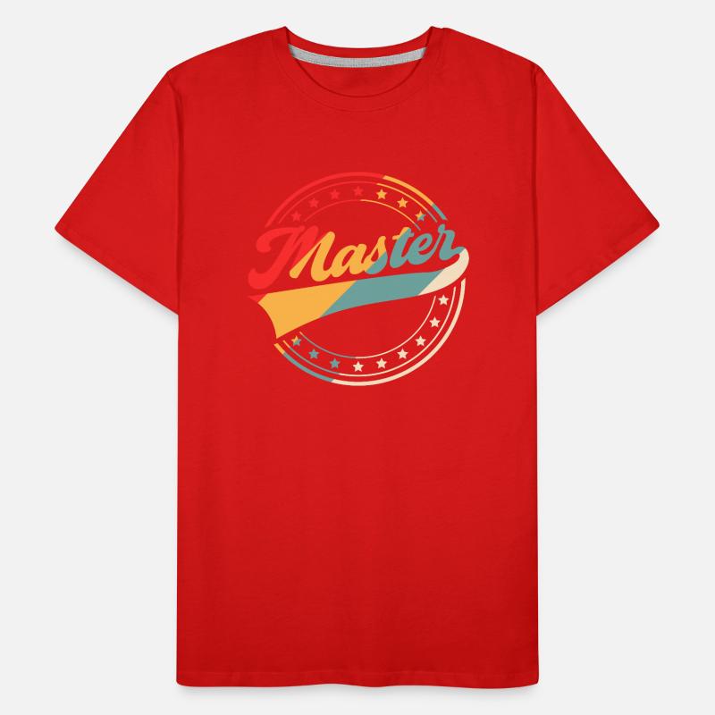 Masterabschluss Uni Master Geschenk Männer Premium Bio T-Shirt
