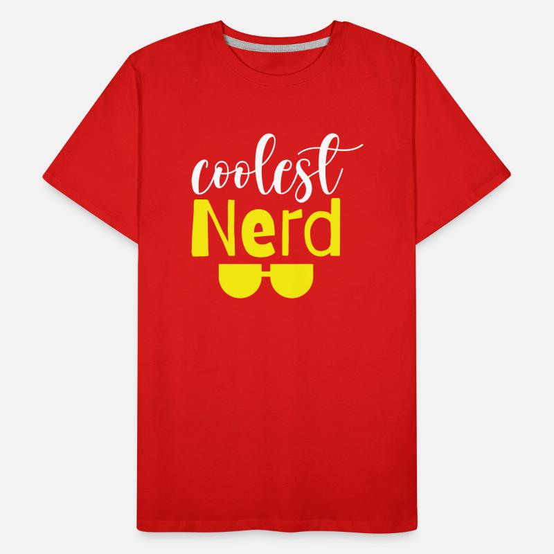 Nerd le plus cool T-shirt bio Premium Homme