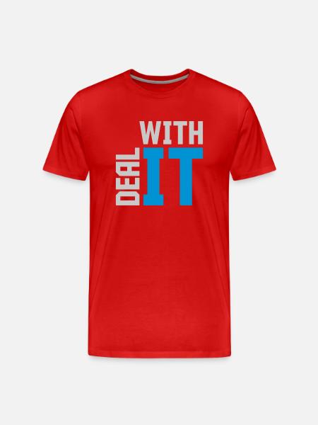 Devis Traitez-le - T-shirt bio Premium Homme - rouge