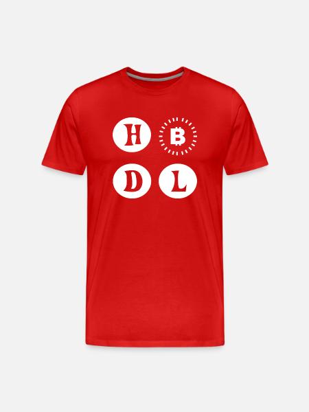 Bitcoin Trading Crypto Stocks - T-shirt bio Premium Homme - rouge