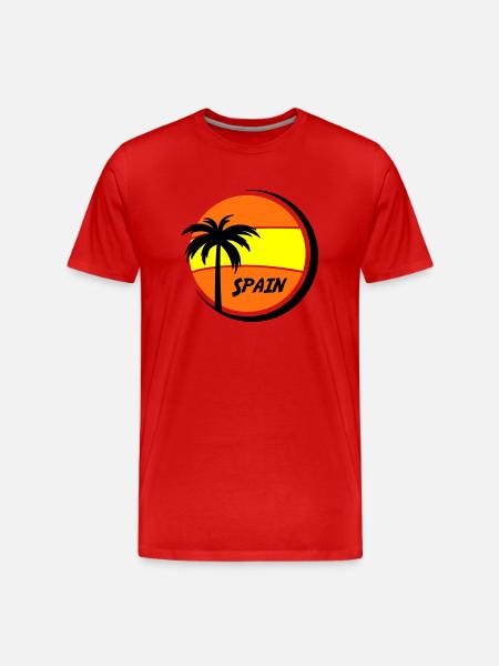 Espagne - T-shirt bio Premium Homme - rouge