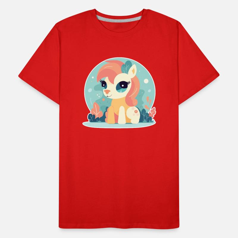 Pony Männer Premium Bio T-Shirt