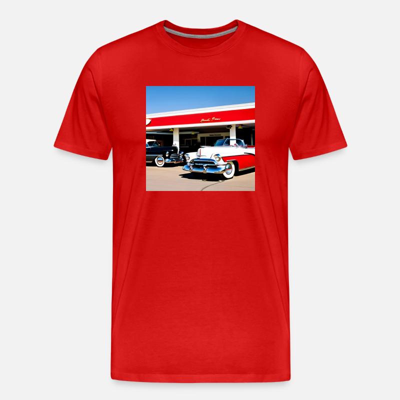 C31 - Männer Premium Bio T-Shirt - Rot