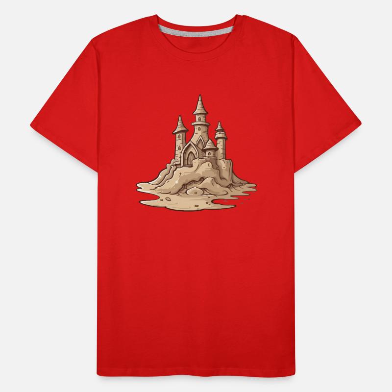 Le château de sable T-shirt bio Premium Homme