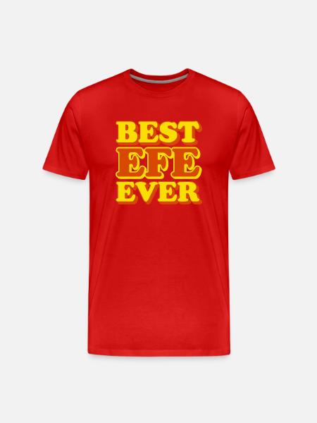 Efe First Name Funny Gift - Men's Premium Organic T-Shirt - red