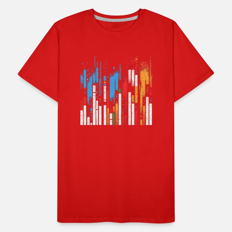 Data Analysis & Charts - Visual Gift Idea Men's Premium Organic T-Shirt