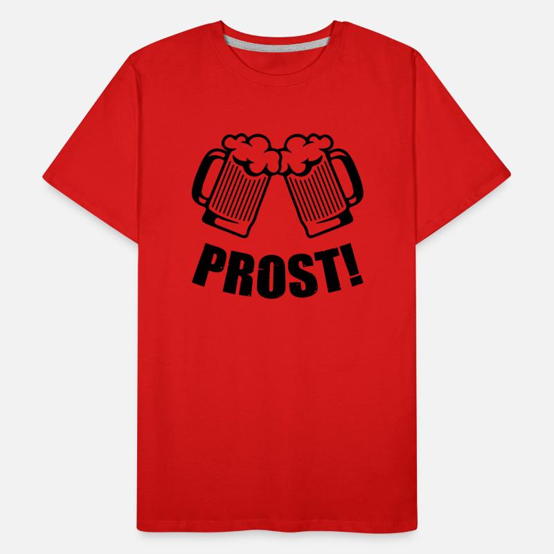 bier prost Männer Premium Bio T-Shirt