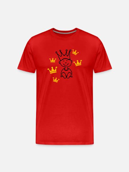 prince boy © - Männer Premium Bio T-Shirt - Rot