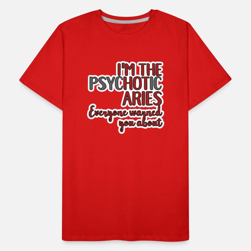 Sternzeichen Widder / Zodiac Aries Männer Premium Bio T-Shirt