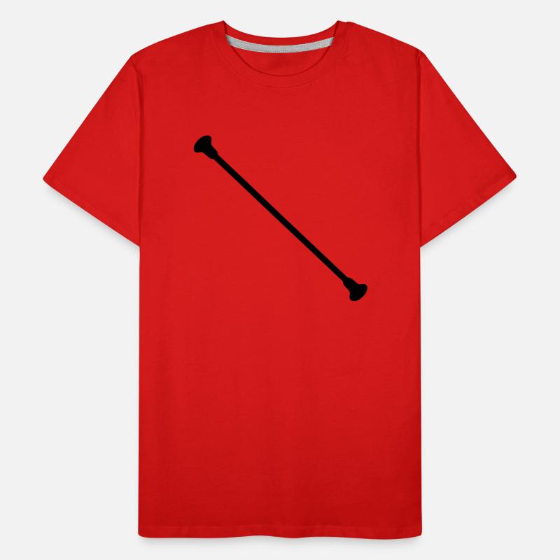 baton de twirling Twirling bâton T-shirt bio Premium Homme