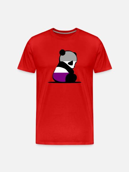 Panda ACE - T-shirt bio Premium Homme - rouge