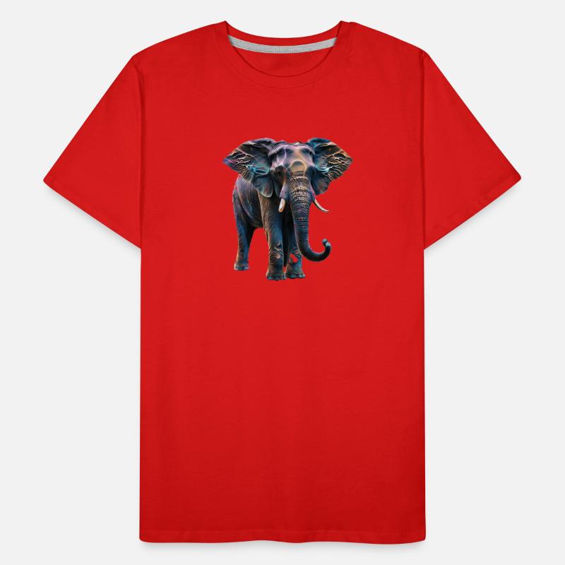 Éléphant irisant II T-shirt bio Premium Homme