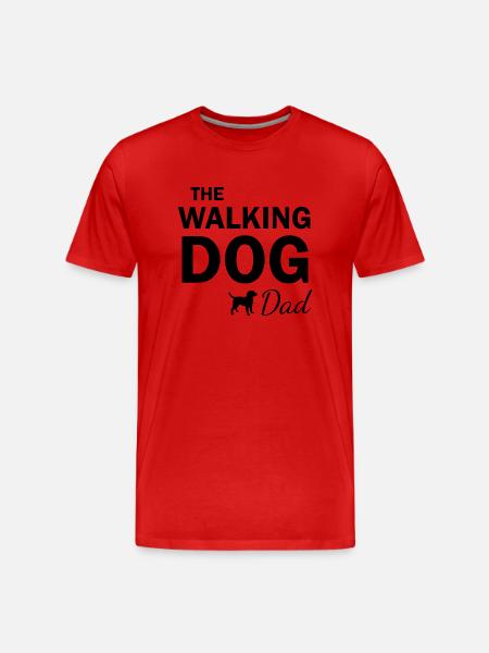 Dog Hund - Männer Premium Bio T-Shirt - Rot