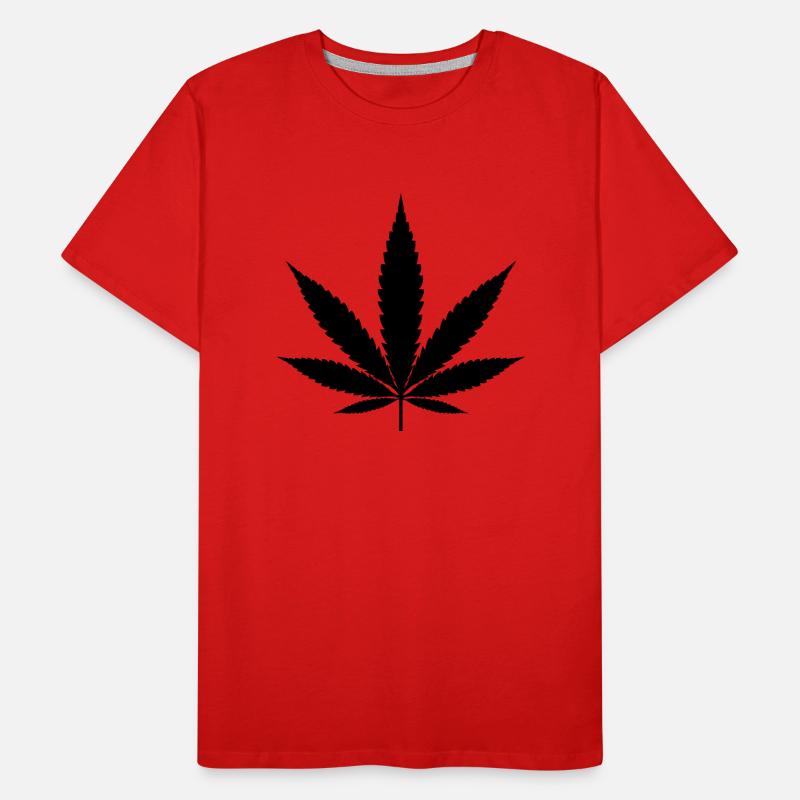 Marijuana Leaf Men's Premium Organic T-Shirt