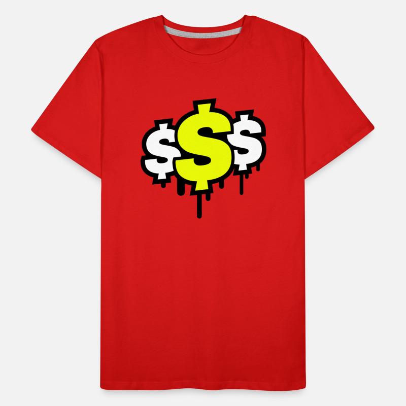 Dollar Symbol Men's Premium Organic T-Shirt