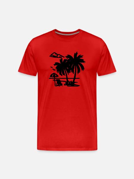 le sud - T-shirt bio Premium Homme - rouge