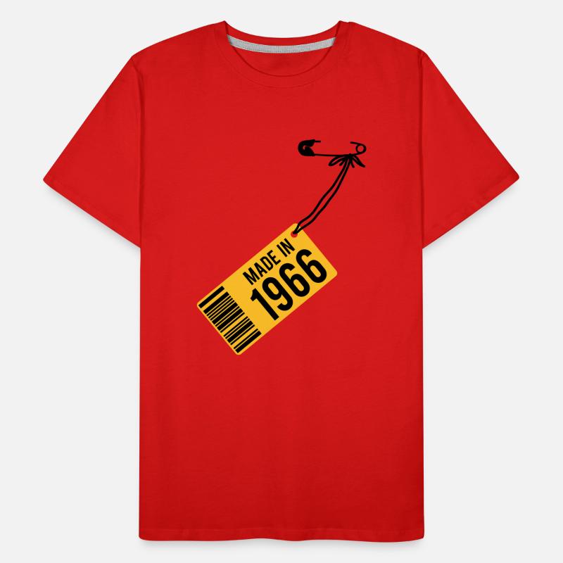 Anniversaire T-shirt 1966 du T-shirt bio Premium Homme