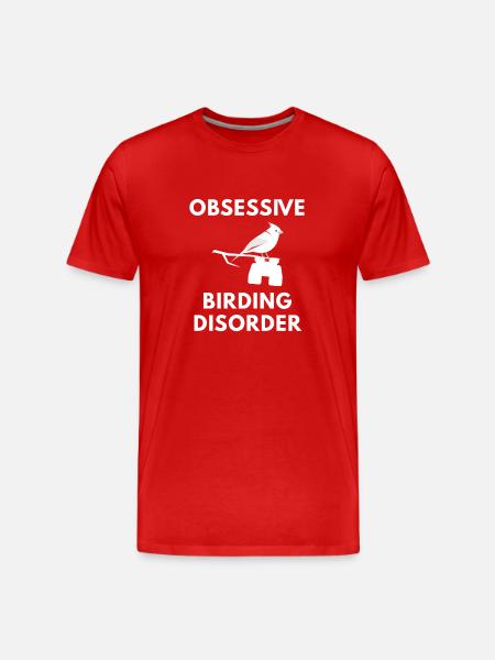 Birdwatching - birdwatching - birding - bird - Men's Premium Organic T-Shirt - red