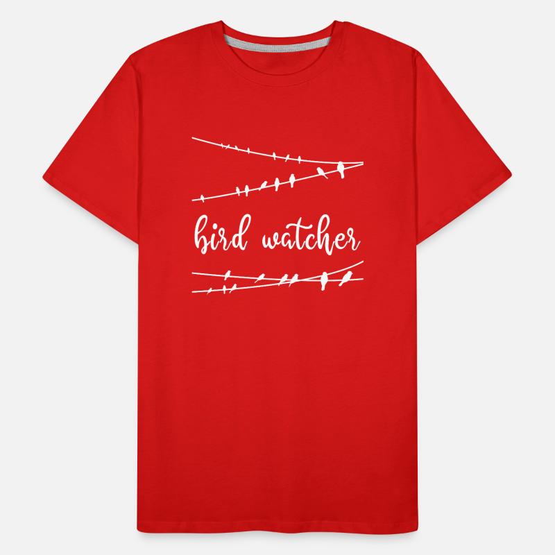 Observation des oiseaux - Observation des oiseaux - Oiseaux - Observation des oiseaux T-shirt bio Premium Homme