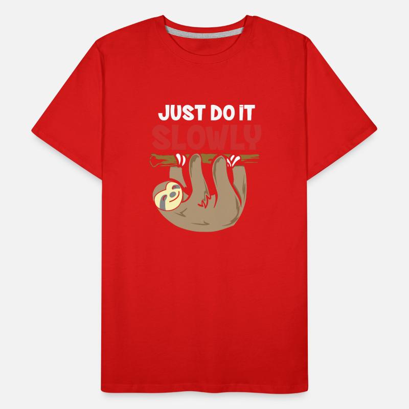Mach es langsam Affe Männer Premium Bio T-Shirt