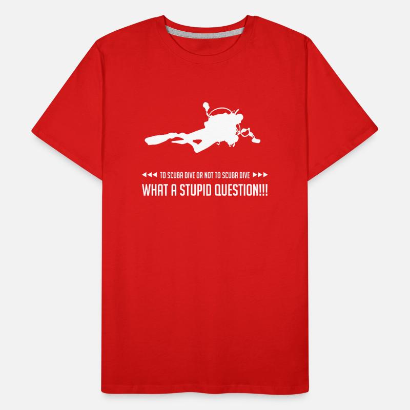 Plongée - Plongée - Plongée sous-marine - Drôle T-shirt bio Premium Homme