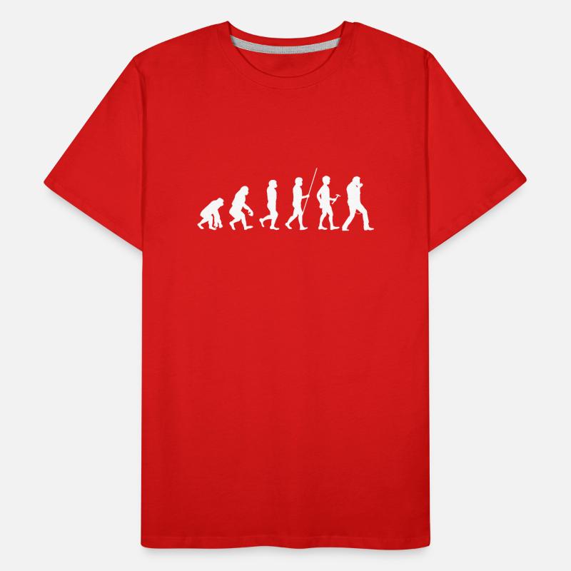 Harmonica - Harmonica Player - Evolution Men's Premium Organic T-Shirt