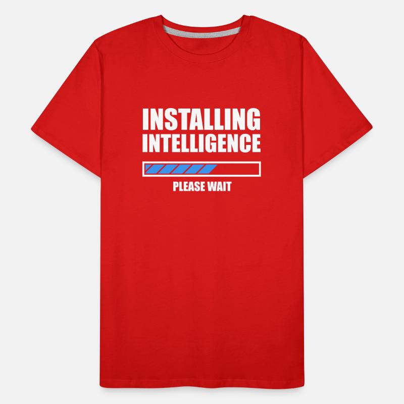 Installation de l'intelligence N T-shirt bio Premium Homme