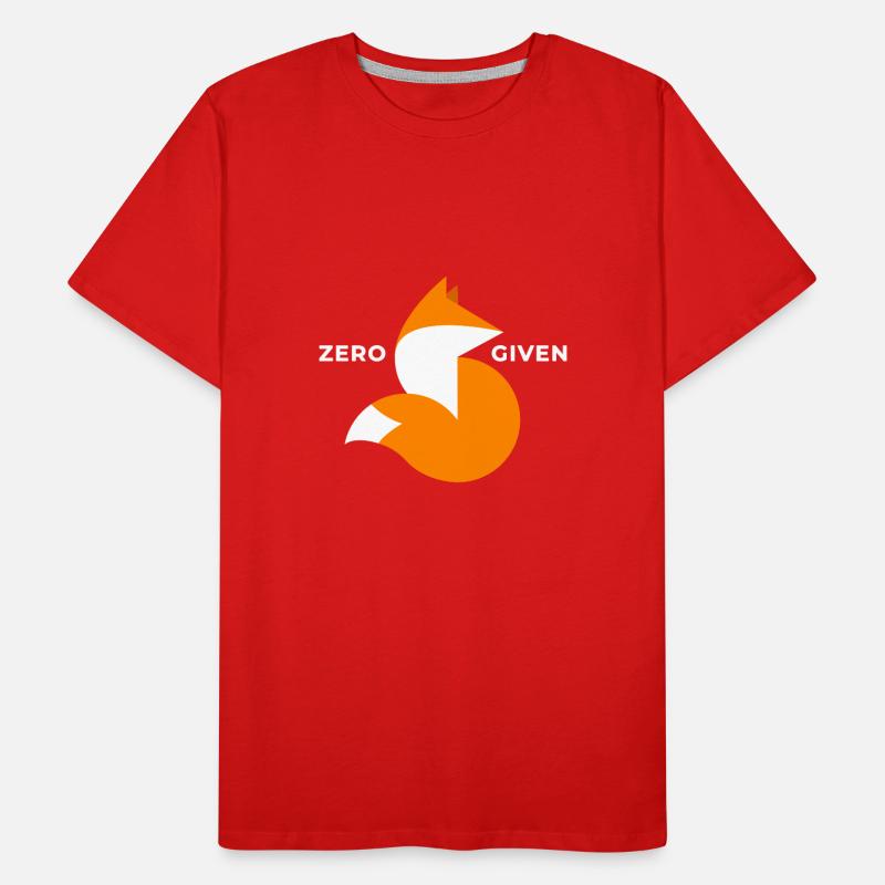 Wordplay - Zero Fox Given - Gift Men's Premium Organic T-Shirt