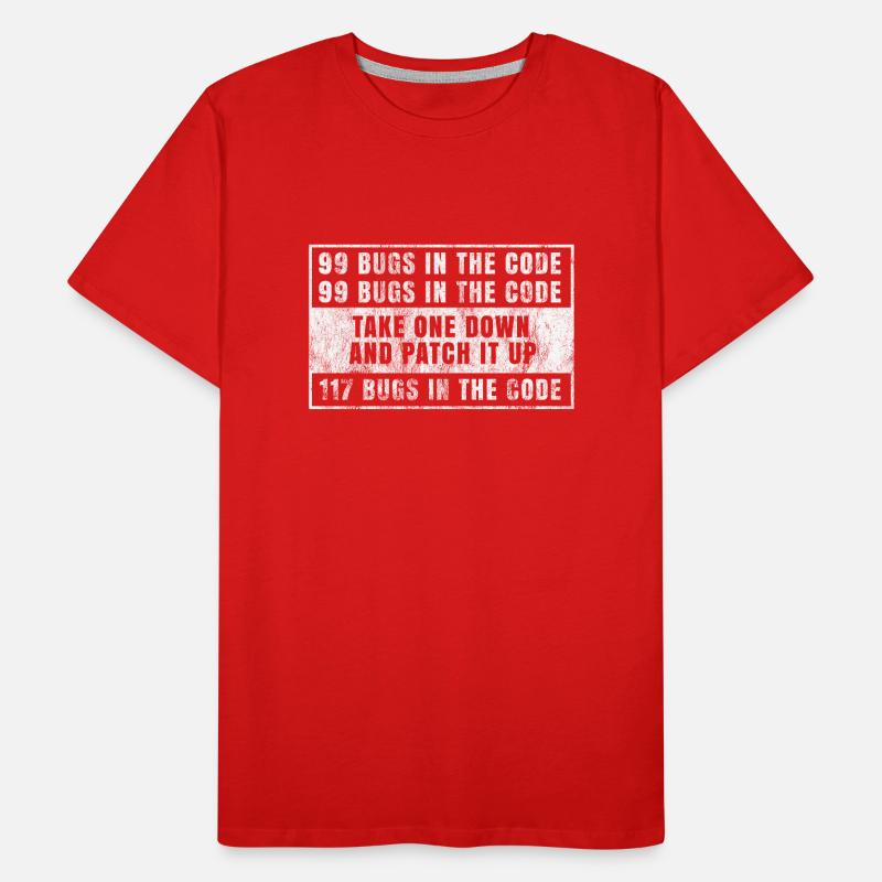 Programmer Shirt Programming Sayings Nerd Men's Premium Organic T-Shirt