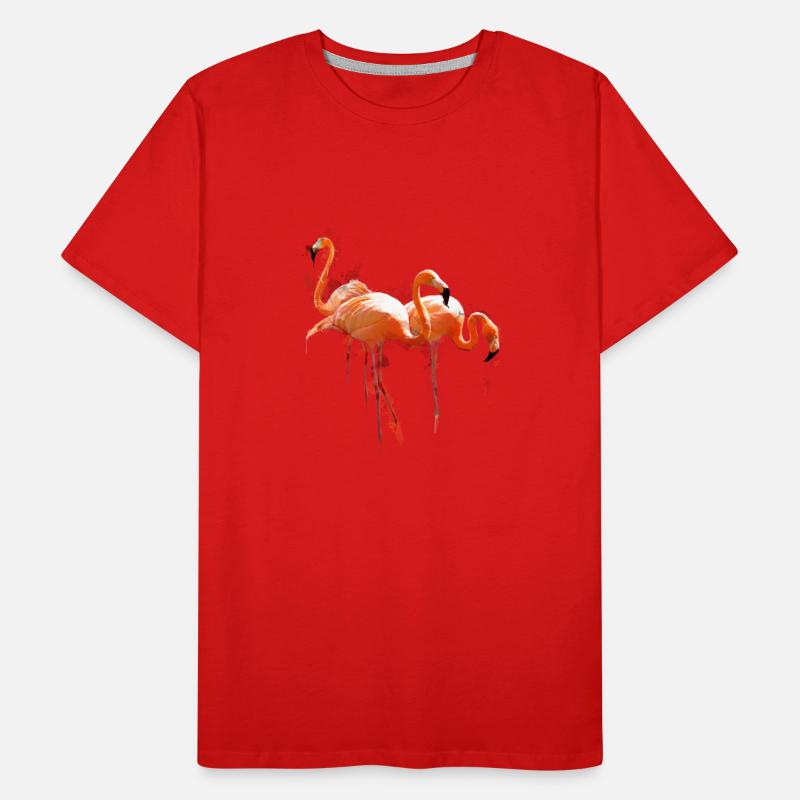 Flamingo Männer Premium Bio T-Shirt