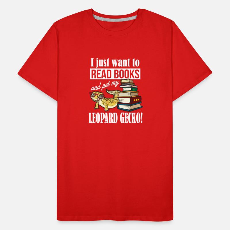 Gecko léopard T-shirt bio Premium Homme