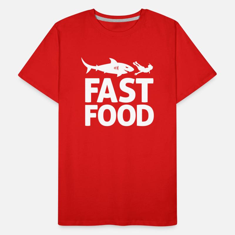 fast food Men's Premium Organic T-Shirt