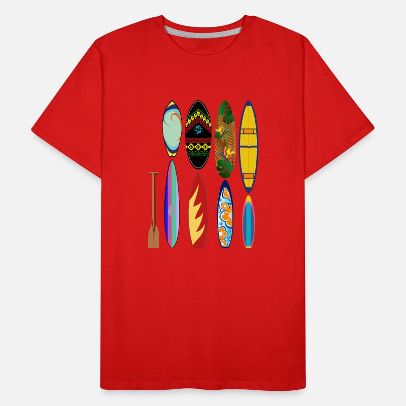 Planche de paddle surf T-shirt bio Premium Homme