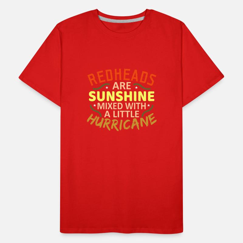 Redhead Rotschopf Geschenk Männer Premium Bio T-Shirt