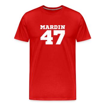 Mardin 47 Türkei Kurdish Türkisch Türke Türkiye - Männer Premium Bio T-Shirt - Rot - Vorne - Damien (186cm)