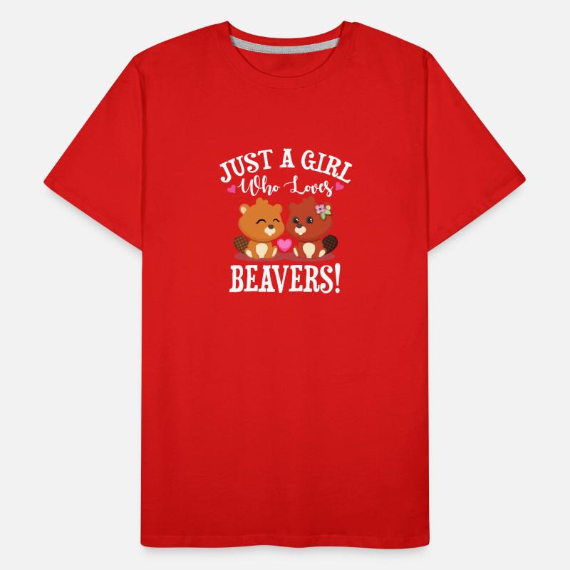 Beaver Men's Premium Organic T-Shirt