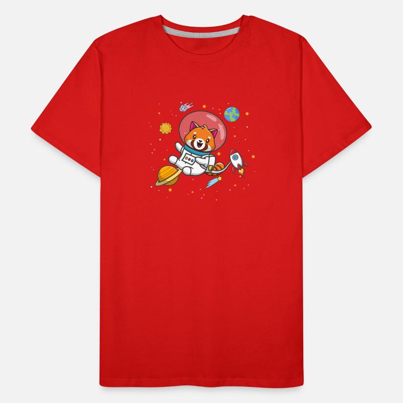 Kleiner Panda Männer Premium Bio T-Shirt