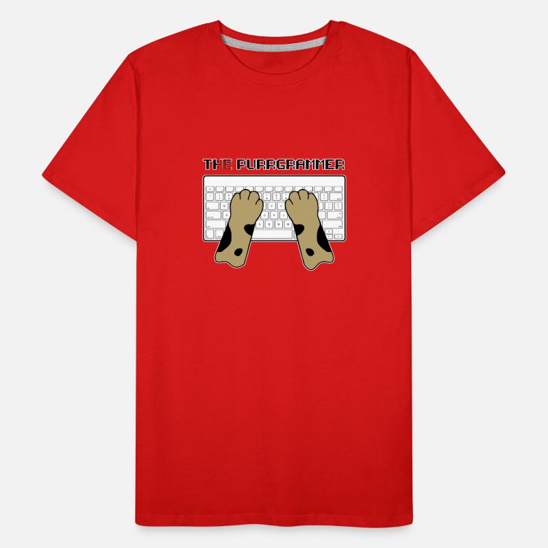 Siamese cat kitten programmer nerd gift Men's Premium Organic T-Shirt