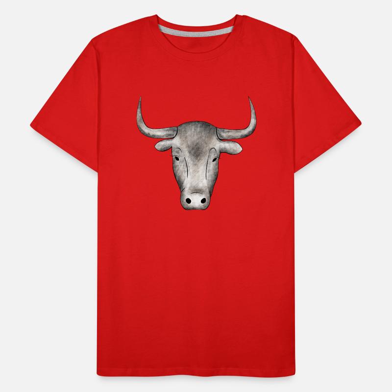 Stier Männer Premium Bio T-Shirt