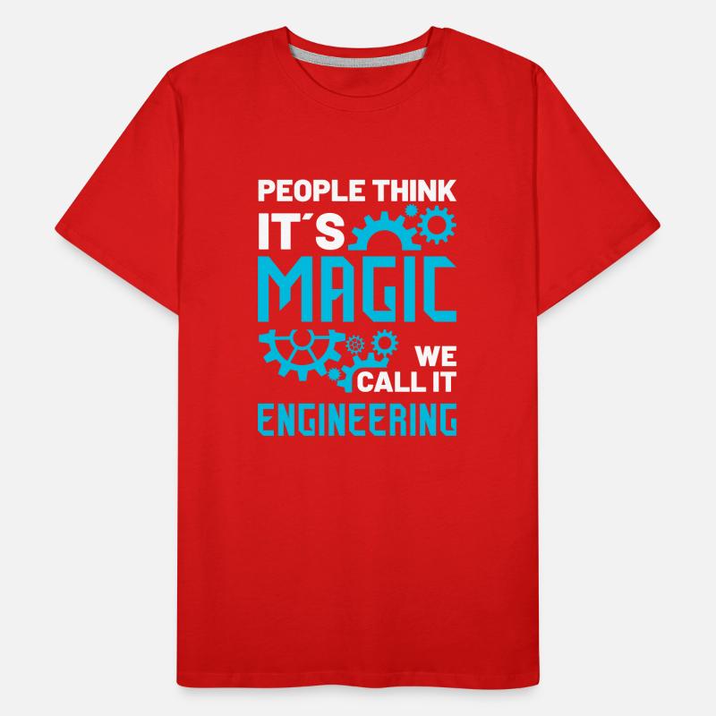 Engineering Engineer Engineer Major Student Gift Men's Premium Organic T-Shirt