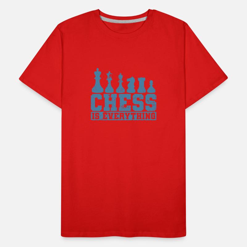 Chess is Everything Pièces d’échecs T-shirt bio Premium Homme