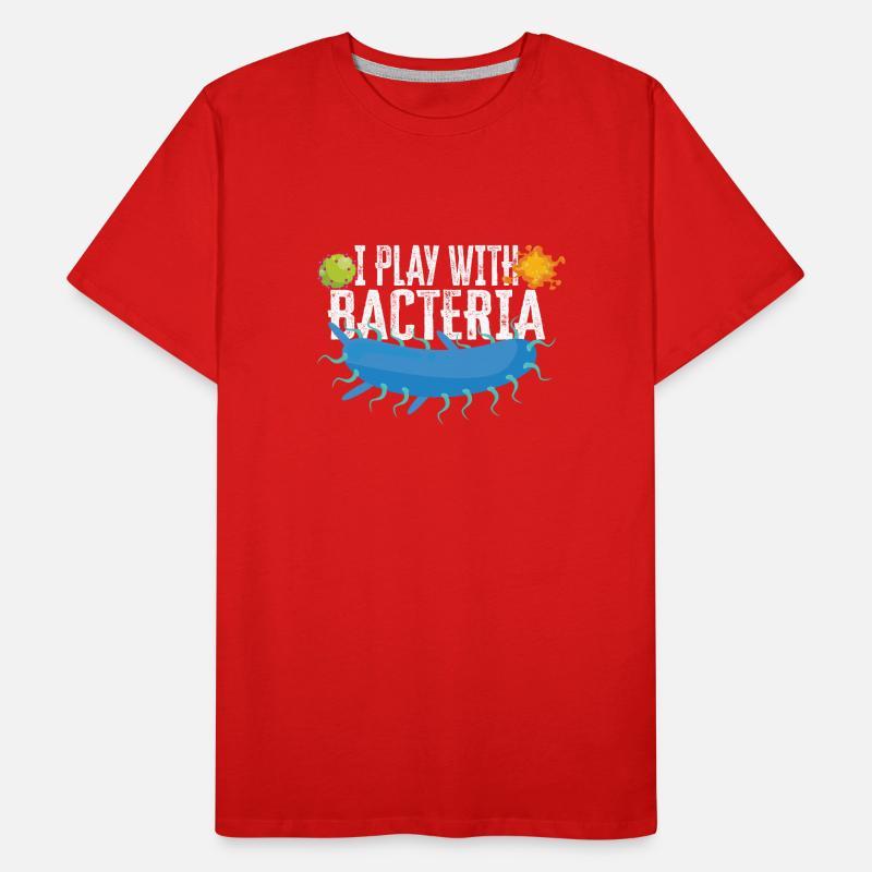 Microbiologiste Microbiology Lab Staph Gift Idea T-shirt bio Premium Homme