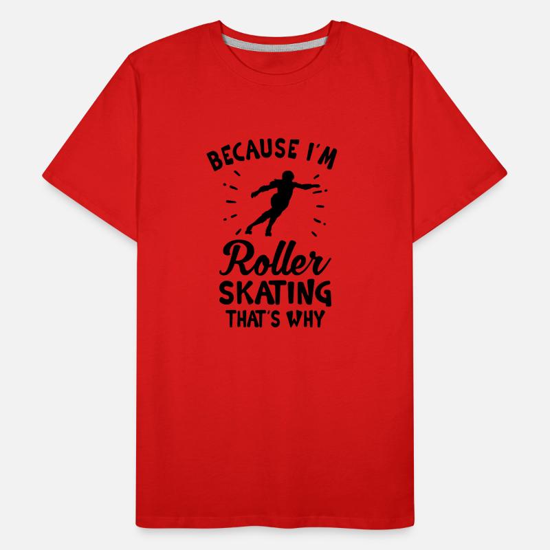 Roller Skate Roller Skating Roller Derby T-shirt bio Premium Homme