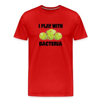Microbiologist Microbiology Lab Staph Gift Idea - Männer Premium Bio T-Shirt - Rot - Vorne - Damien (186cm)