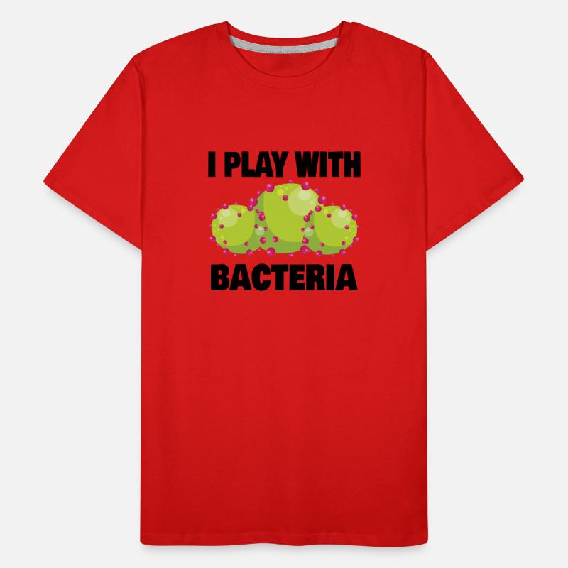 Microbiologist Microbiology Lab Staph Gift Idea Männer Premium Bio T-Shirt