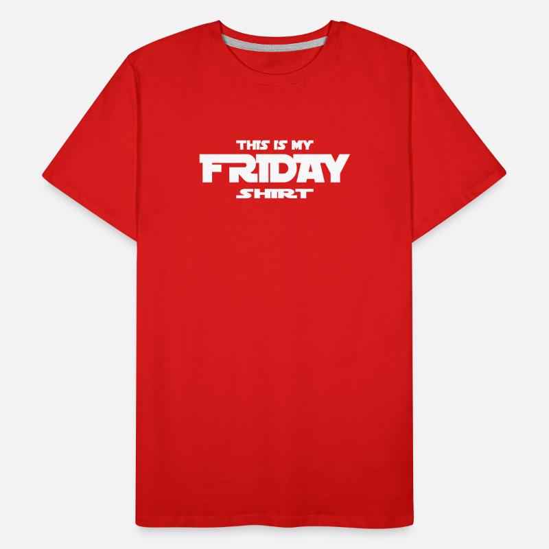 Friday, Friday, weekend, closing time Men's Premium Organic T-Shirt