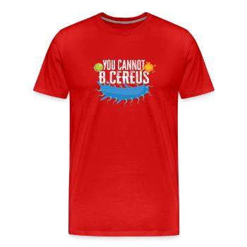Microbiologist Microbiology Lab Staph Biology - Men's Premium Organic T-Shirt - red - Front - Damien (186cm)